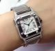 2017 Copy Cartier Santos Watch SS Diamond White Roman (3)_th.jpg